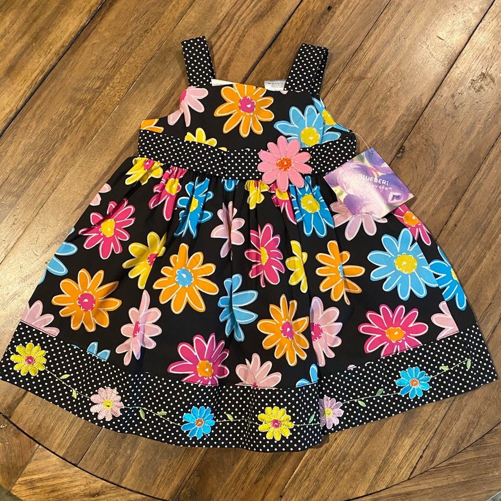 NWT baby girl strapless dress size 18mos
